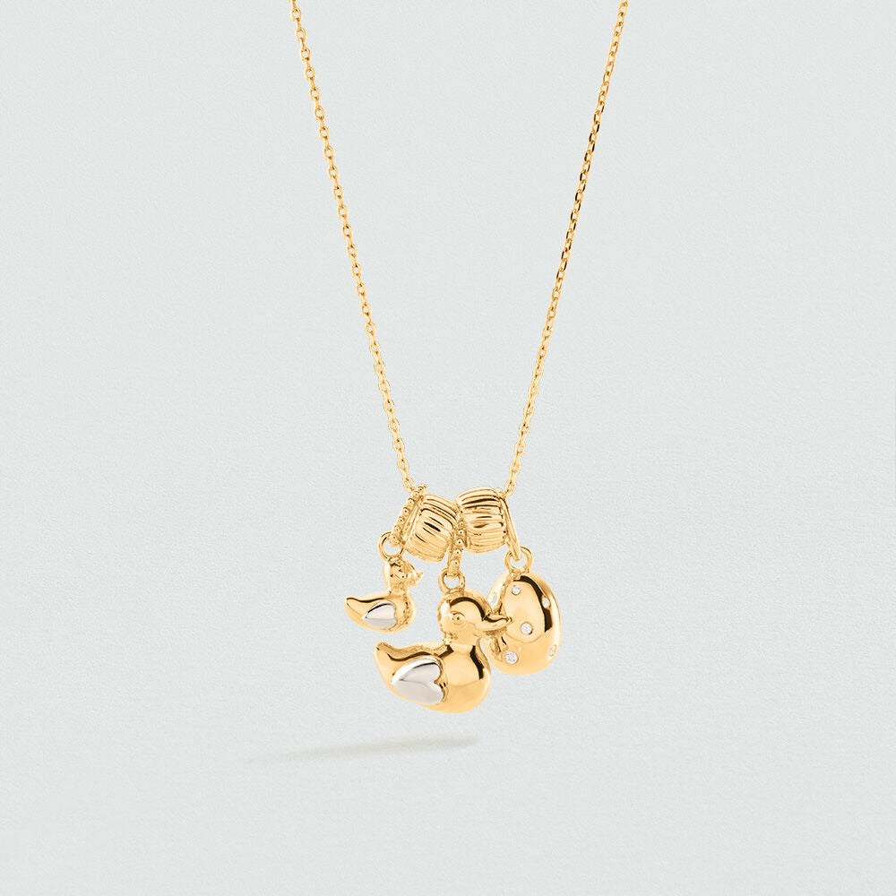 Pendentif PATITO - Doré / Argenté - 2