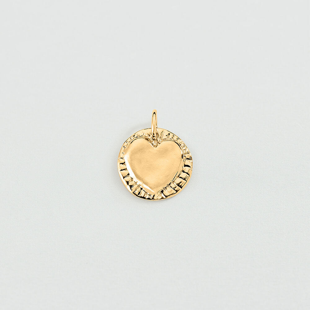 Pendentif MÉDAILLE CŒUR - Doré - 1