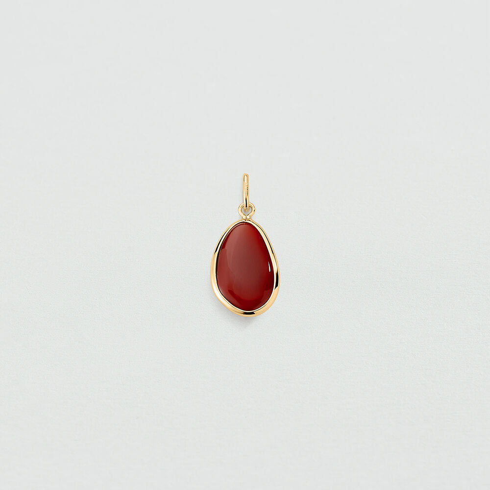 Pendentif PIERRE NATURELLE - Cornaline - 1