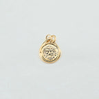 Pendentif LION ZODIAQUE - Doré - 1