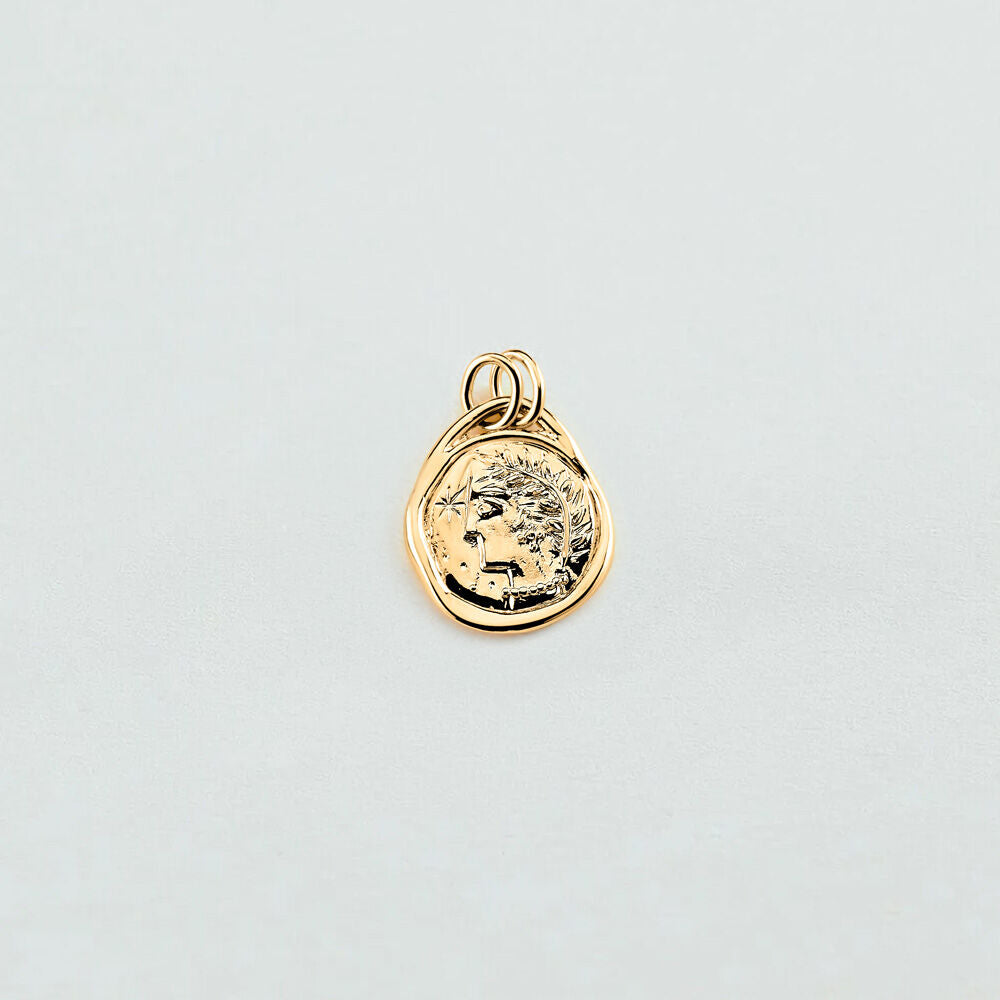 Pendentif VIERGE ZODIAQUE - Doré - 1