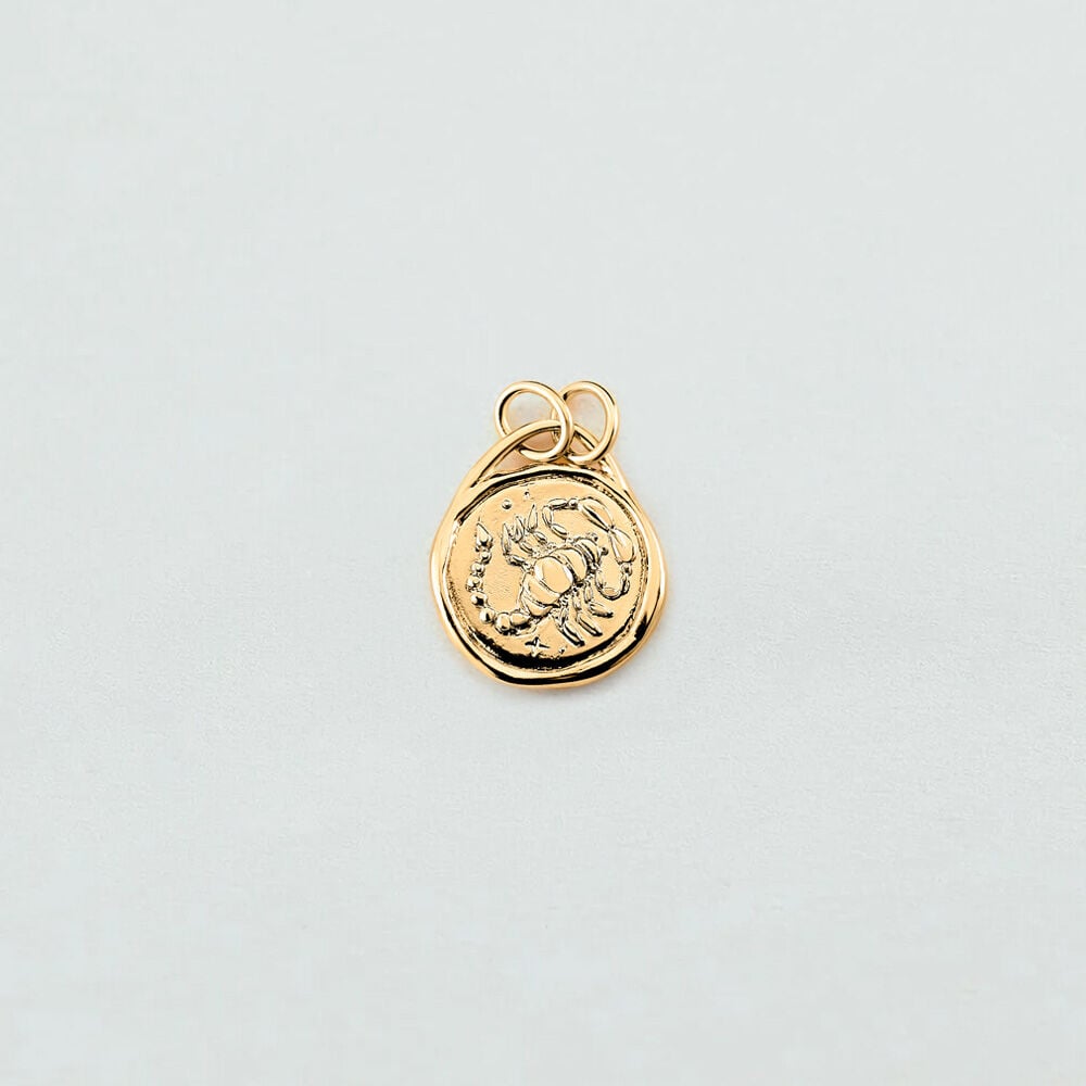 Pendentif SCORPION ZODIAQUE - Doré - 1