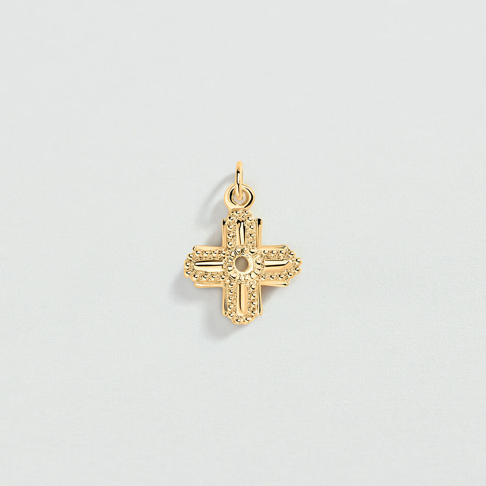Pendentif CROIX - Doré - 1
