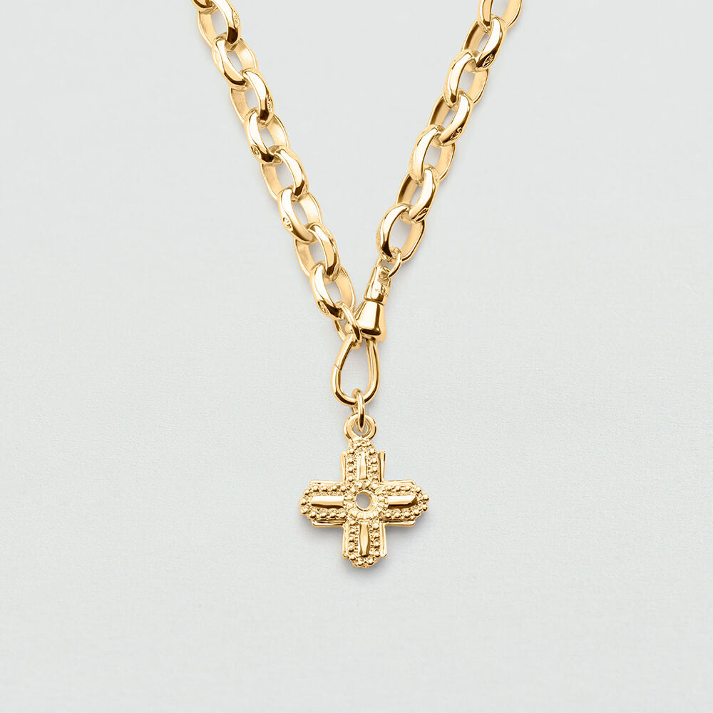 Pendentif CROIX - Doré - 2
