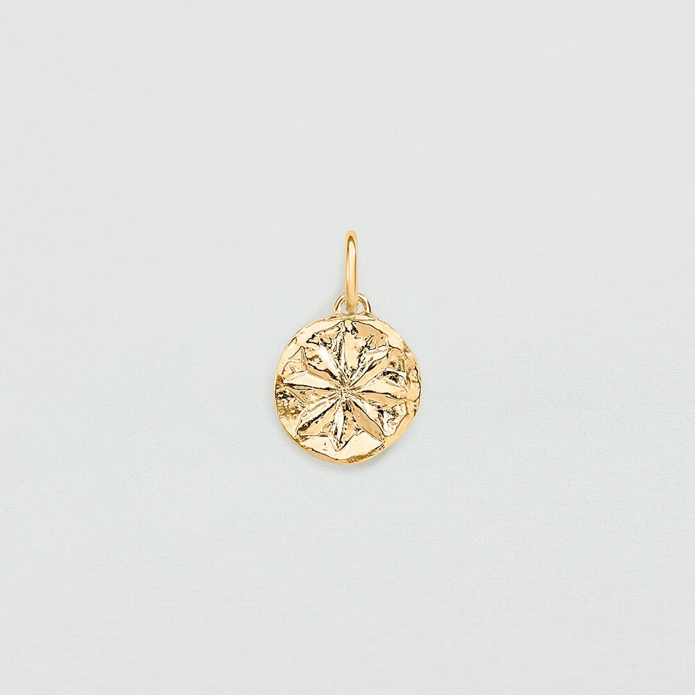 Pendentif MÉDAILLE ÉTOILE - Doré - 1