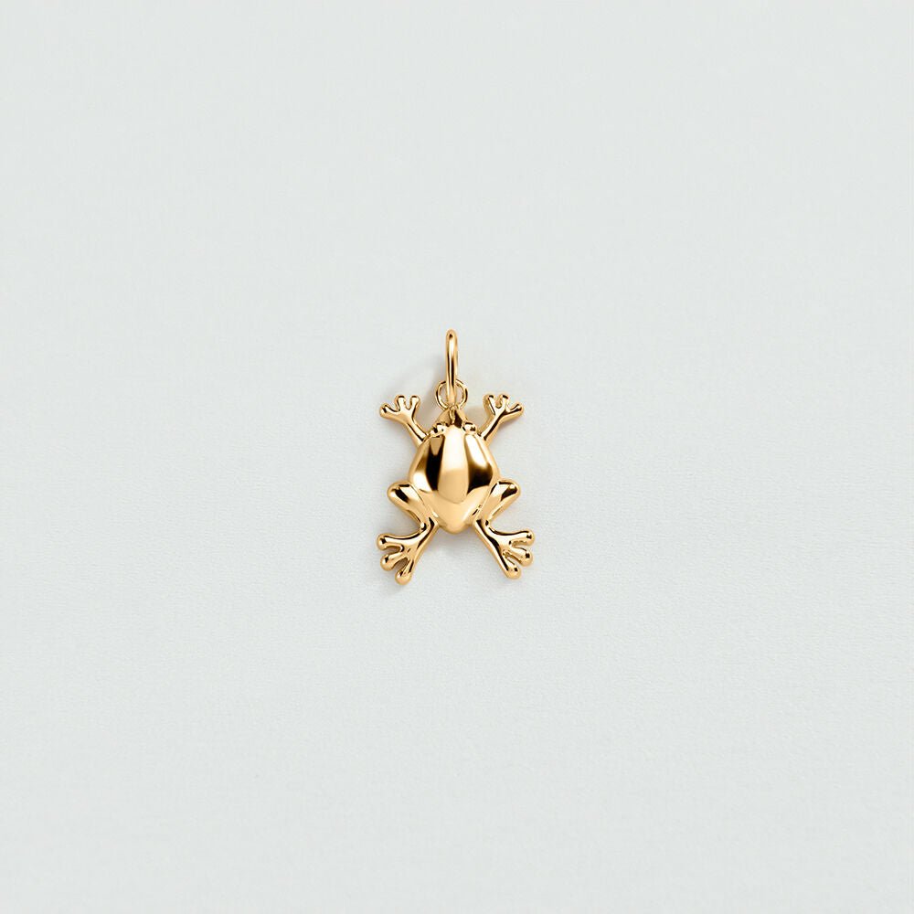 Pendentif GRENOUILLE - Doré - 1