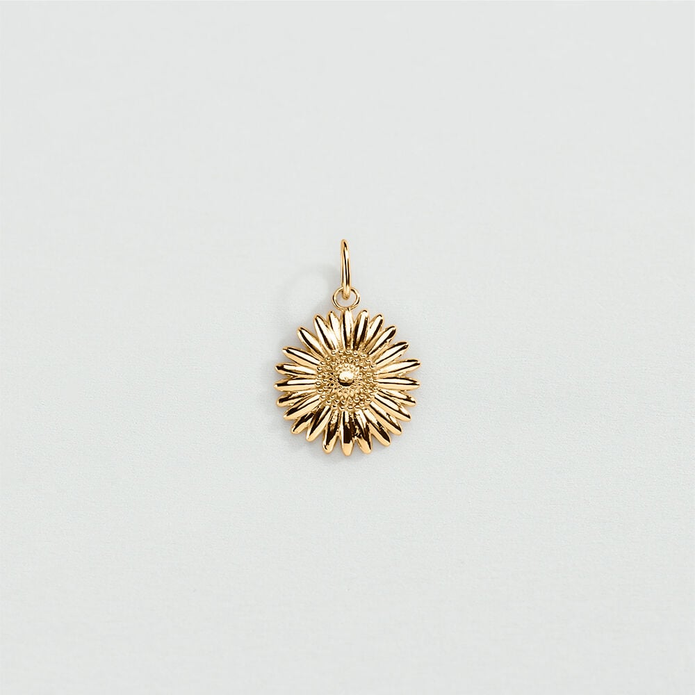 Pendentif FLEUR - Doré - 1