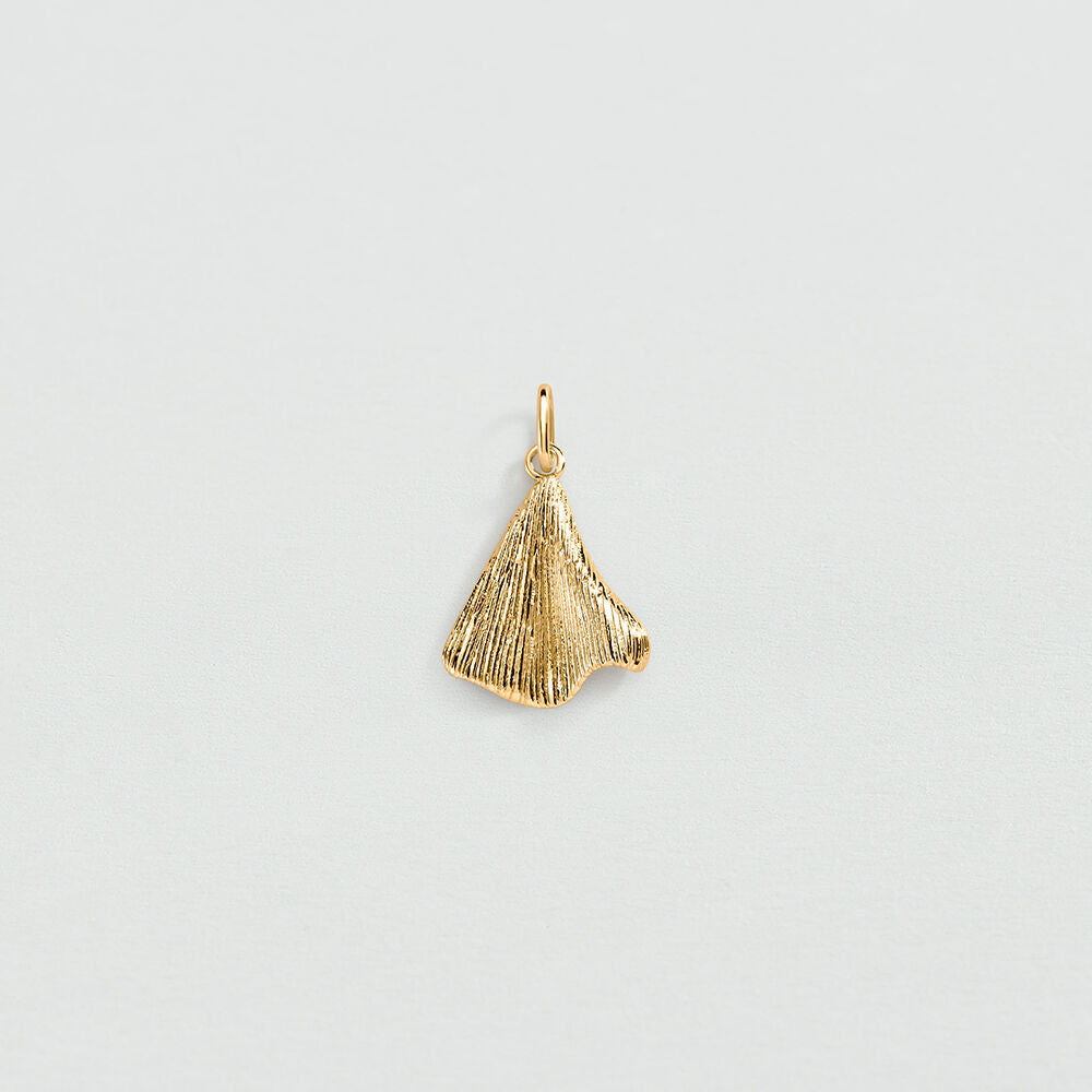 Pendentif FEUILLE DE GINKO - Doré - 1