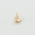 Pendentif MAMA PATA PAVÉ - Cristal / Doré - 1
