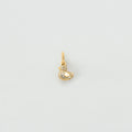 Pendentif PATITO PAVÉ - Cristal / Doré - 1