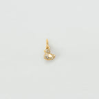 Pendentif PATITO PAVÉ - Cristal / Doré - 1