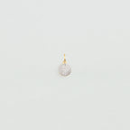 Pendentif BOULE PAVÉE - Cristal / Doré - 1