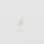 Pendentif PAMPILLE CŒUR PAVÉ - Cristal / Doré - 1