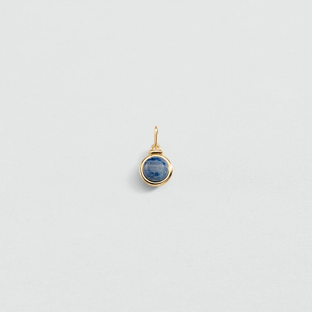 Pendentif PIQUE - Bleu / Doré - 2