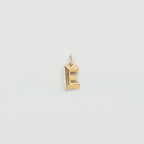 Pendentif LETTRE E - Doré - 1