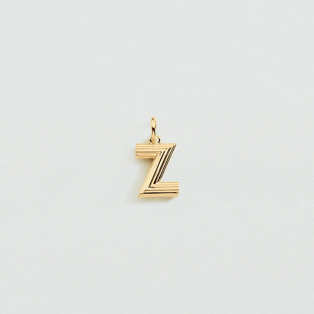 Pendentif LETTRE Z - Doré - 1